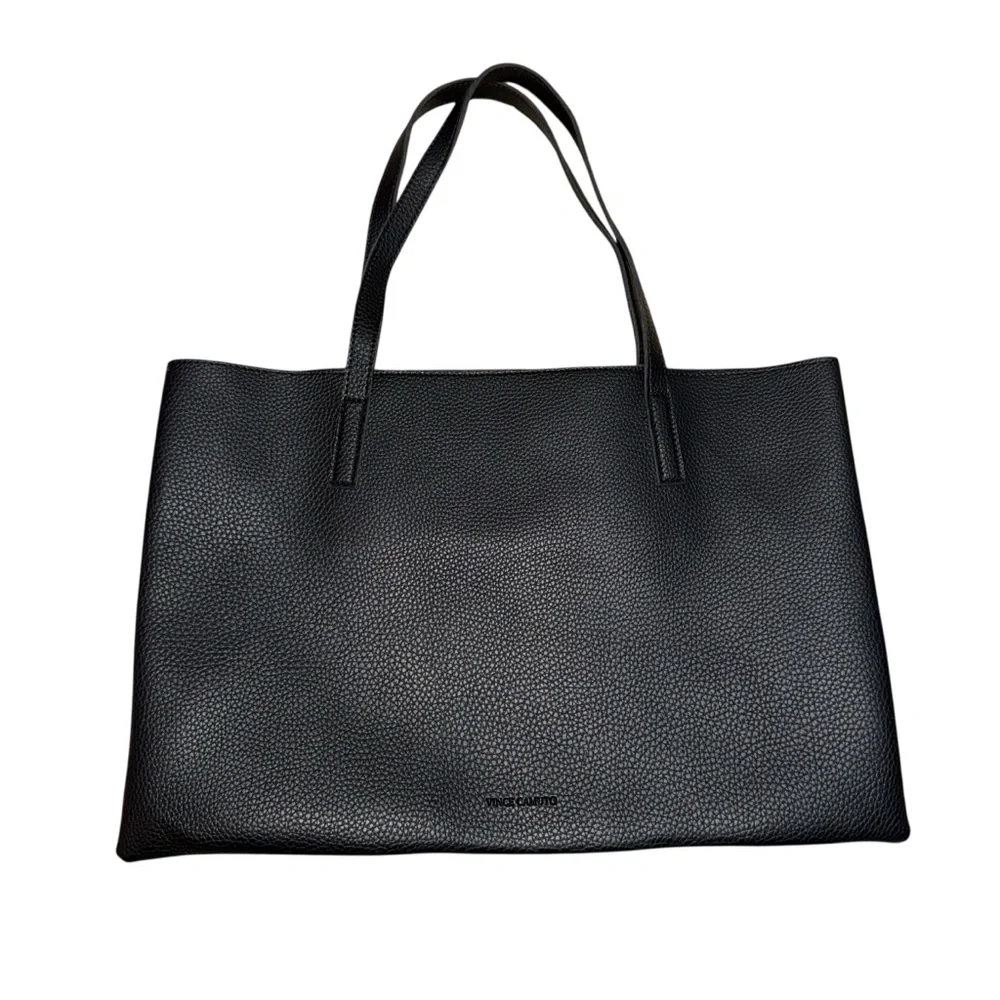 Vince Camuto Black and Gray Tote Bag